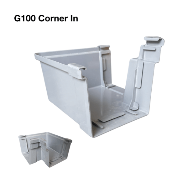 Gutter Corner Rterm G100 Corner In (Grey) - chghardware
