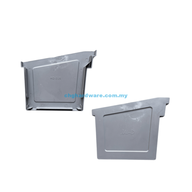 Gettr Cap G100 Gutter End Cap (Grey) - chghardware