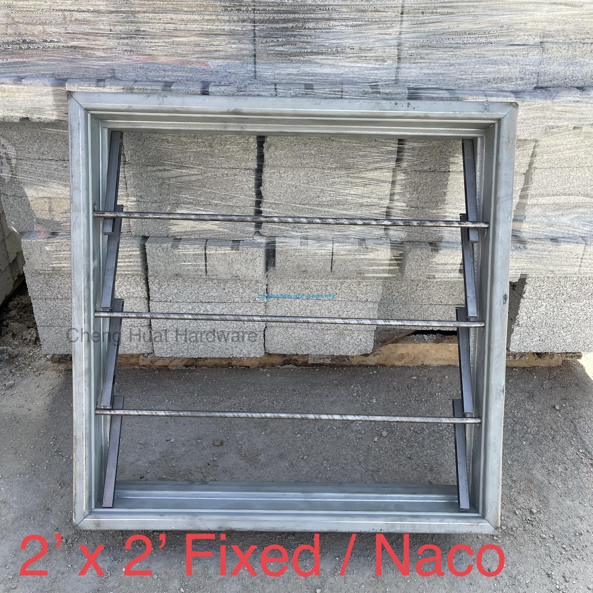 Metal Windows Frame 2' x 2' (Fix) - chghardware