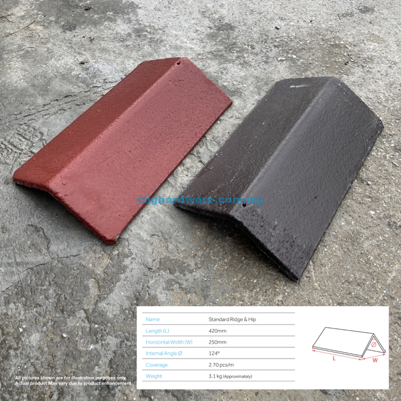 Standard Roof Ridge / Atap Rabung - chghardware