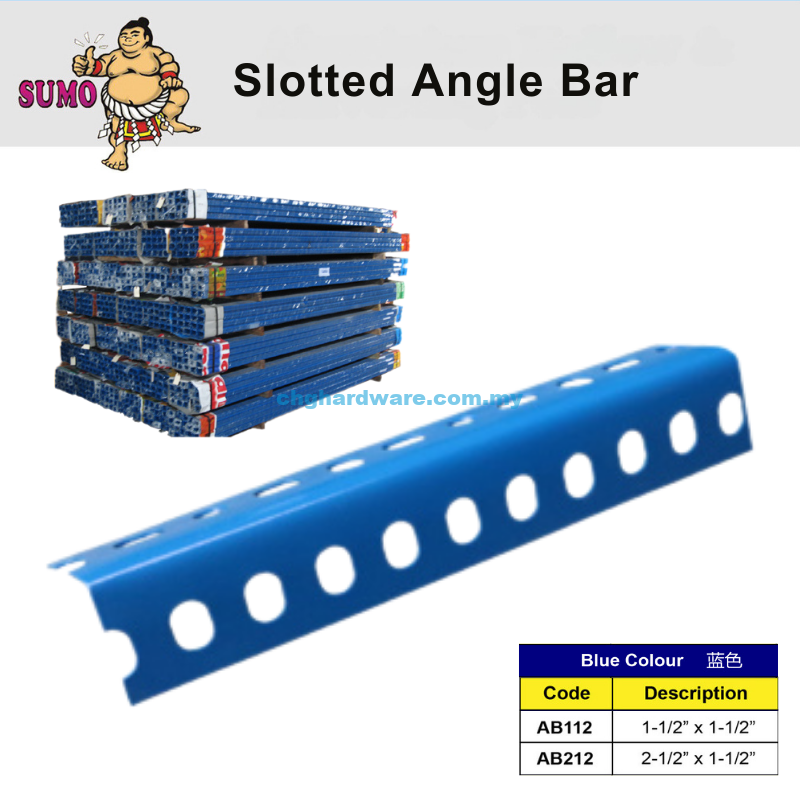 Slotted Angle Bar (Blue) - chghardware